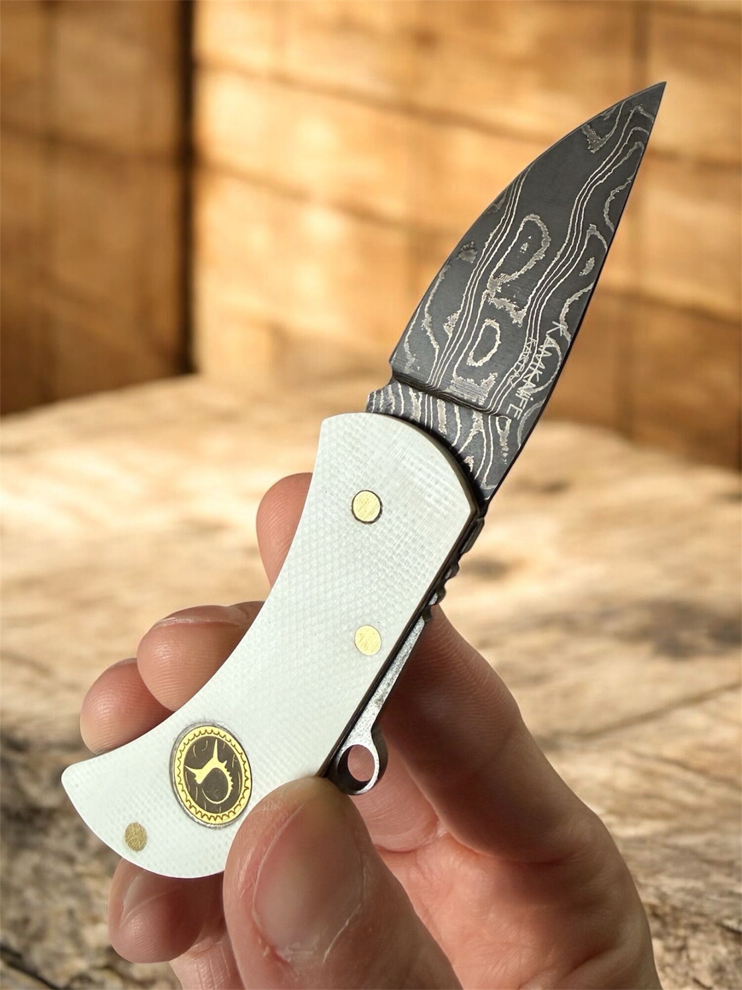 KAM KNIFE | MODEL KARPAZ DAMAST | Damast & G10 – Bild 6