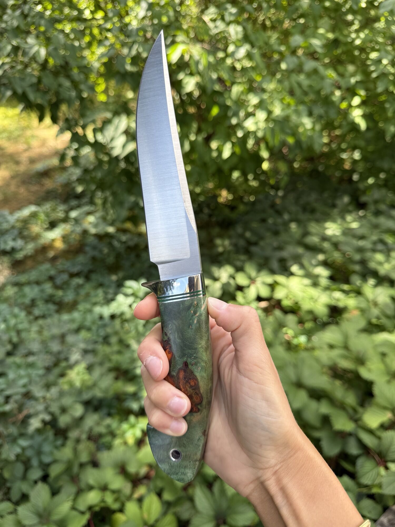 Tokaba Knives Türkiye - Custom Modell - BM390MC / Amboyna Wood (#27) – Bild 4