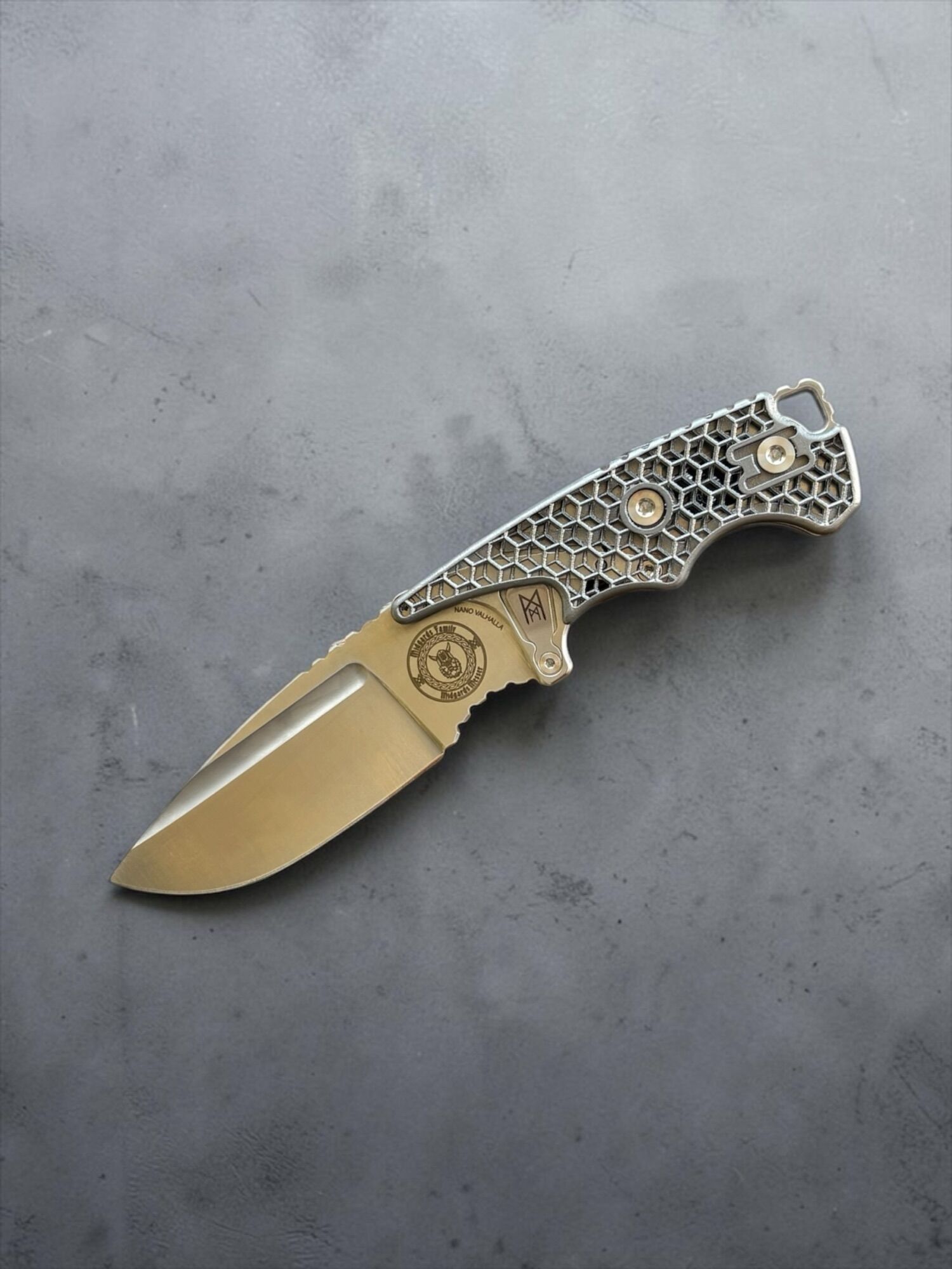 Midgards-Messer | NANO VALHALLA DROPPOINT | TITAN DRUCK / Hybrid Cryo - Limitiert xx/150 – Bild 7