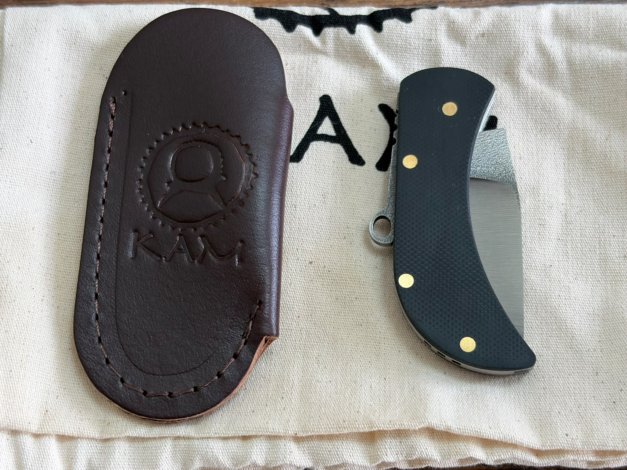 KAM KNIFE | KARPAZ | Böhler N690 | G10 Schwarz – Bild 4