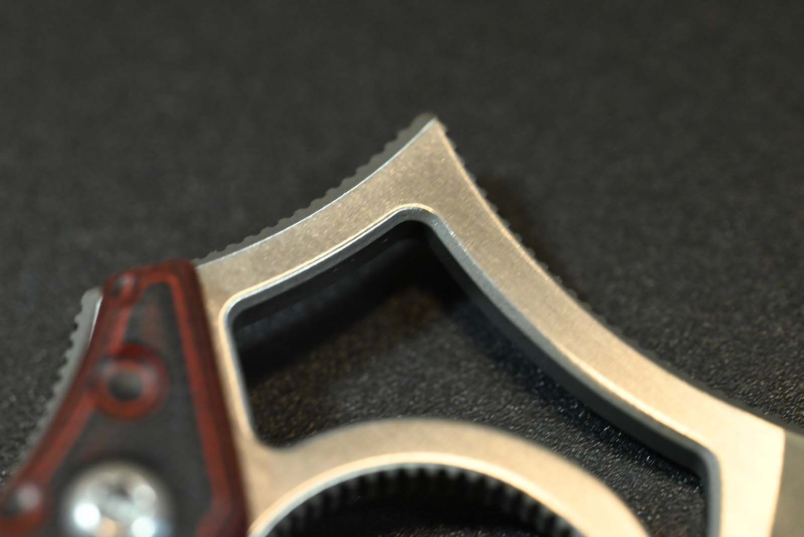Midgards-Messer EDC NORI NANO V2 G10 red Mini Axe Böhler N690 - Image 13