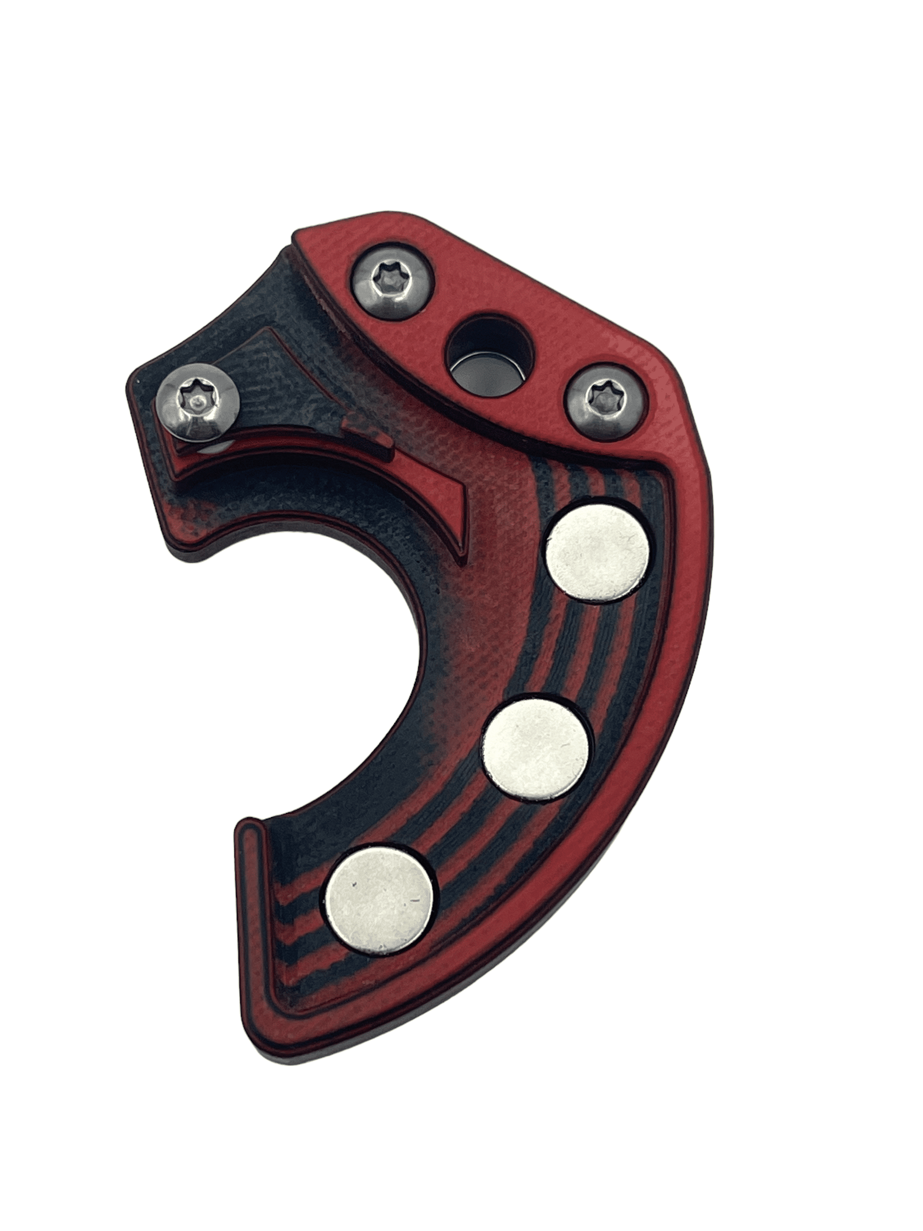 Midgards-Messer EDC NORI NANO V2 G10 red Mini Axe Böhler N690 - Image 31