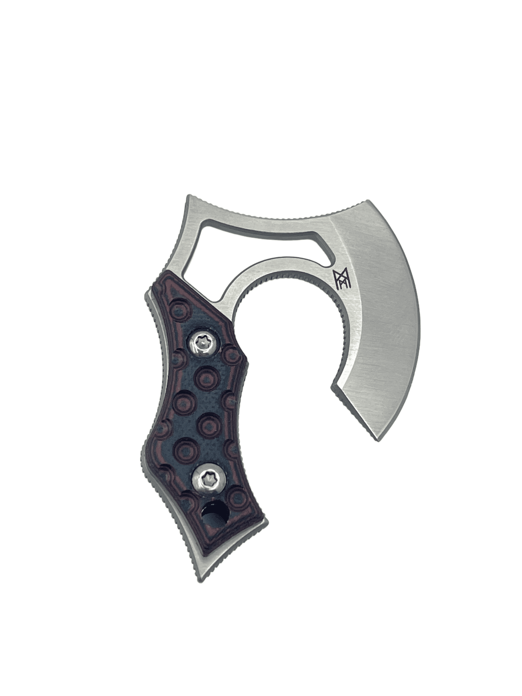 Midgards-Messer EDC NORI NANO V2 G10 red Mini Axe Böhler N690 - Image 29