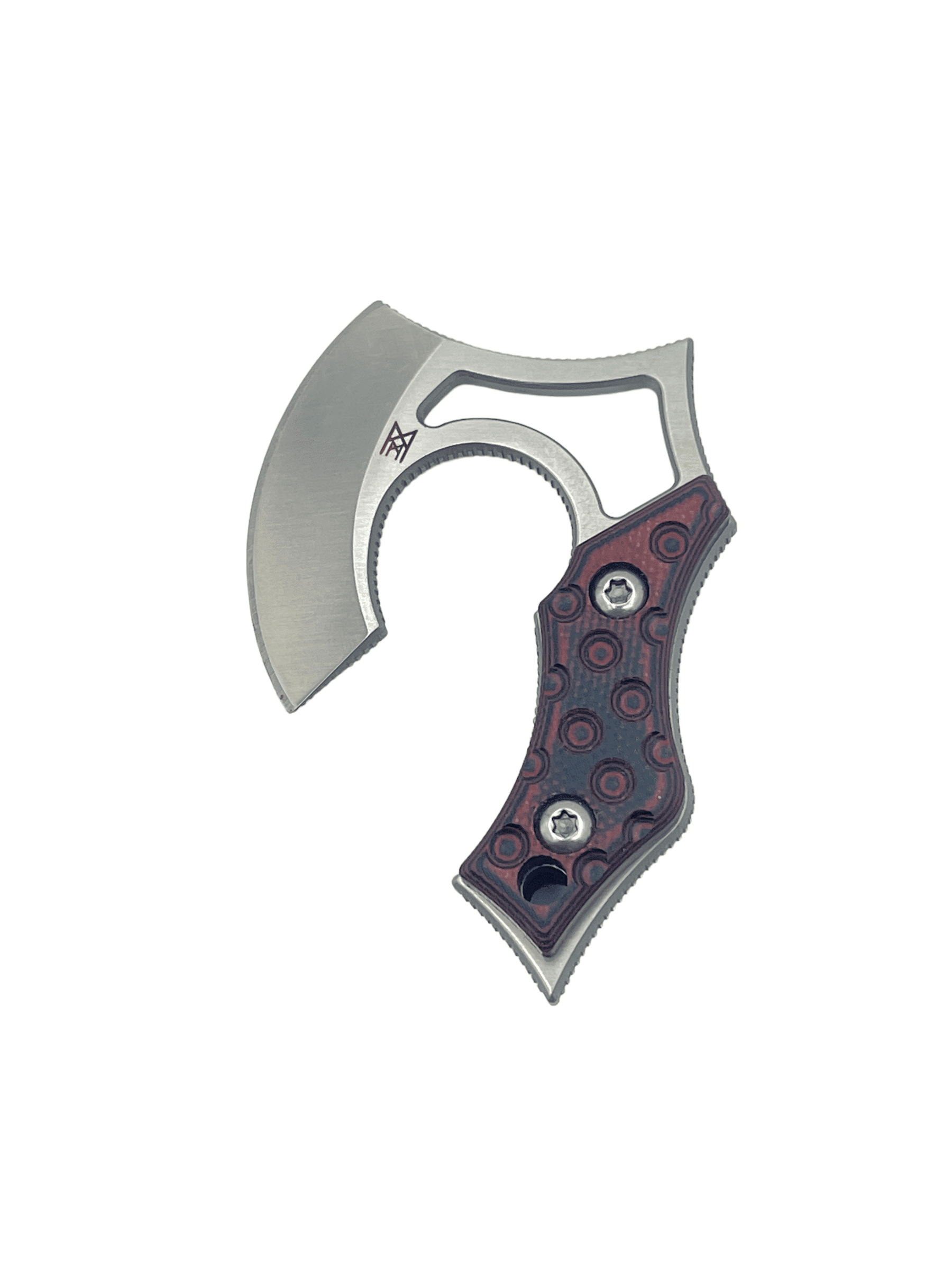 Midgards-Messer EDC NORI NANO V2 G10 red Mini Axe Böhler N690 - Image 27
