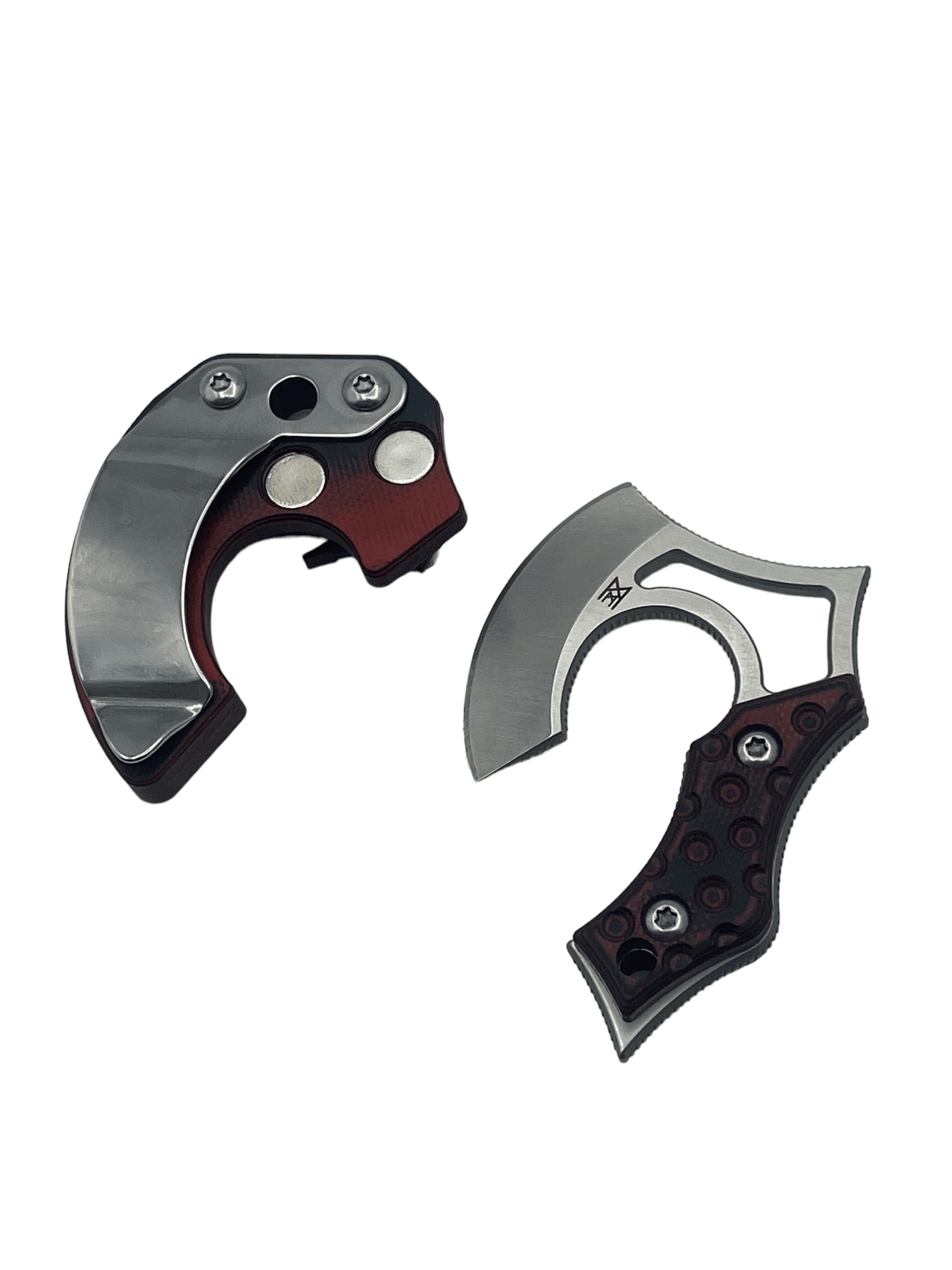 Midgards-Messer EDC NORI NANO V2 G10 red Mini Axe Böhler N690 - Image 30