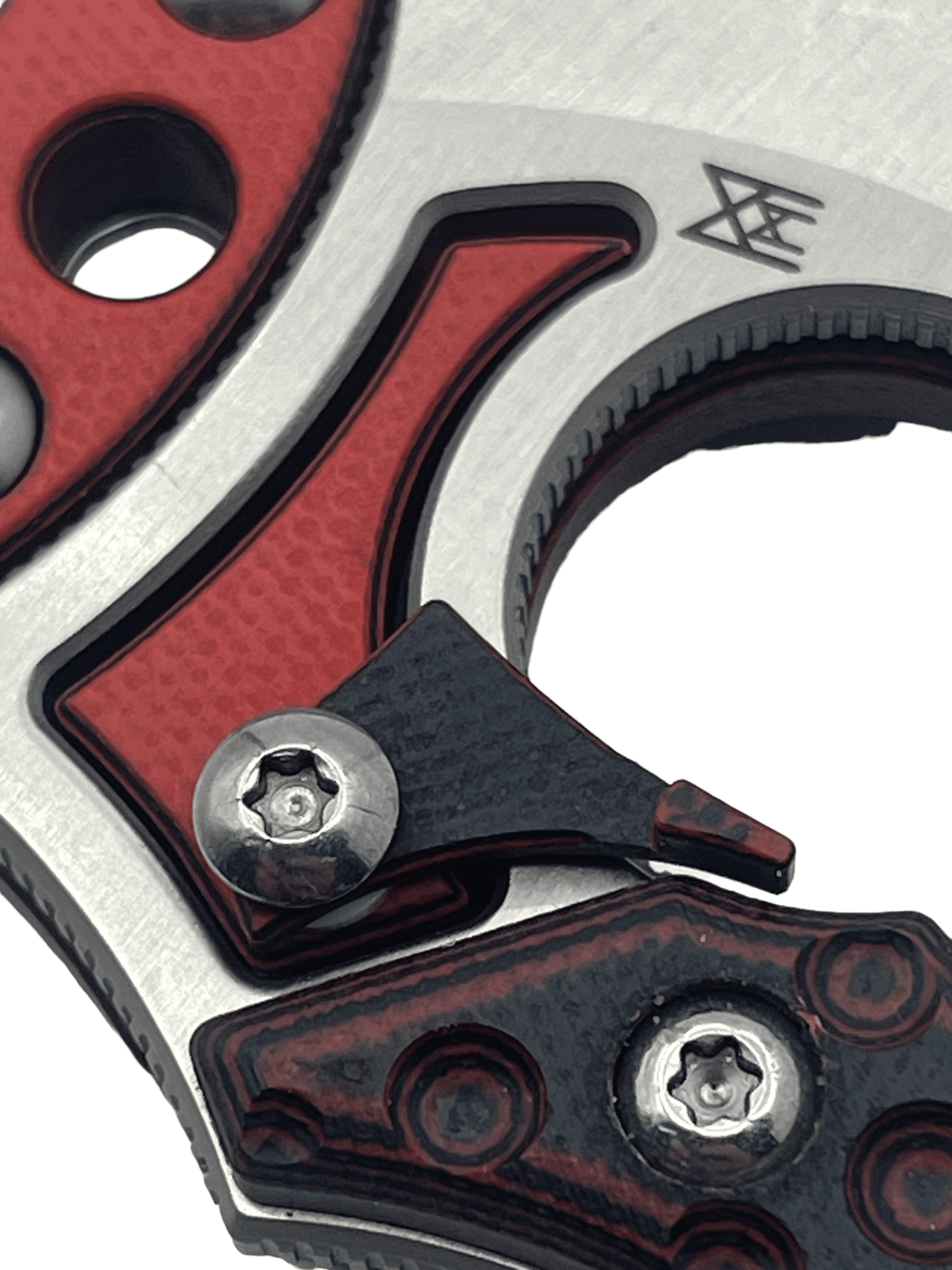 Midgards-Messer EDC NORI NANO V2 G10 red Mini Axe Böhler N690 - Image 19