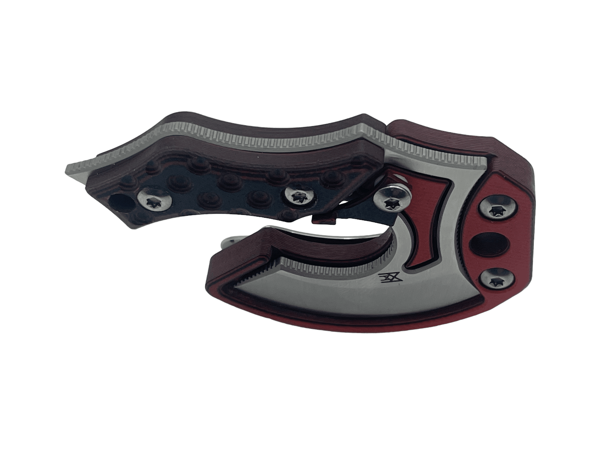 Midgards-Messer EDC NORI NANO V2 G10 red Mini Axe Böhler N690 - Image 18