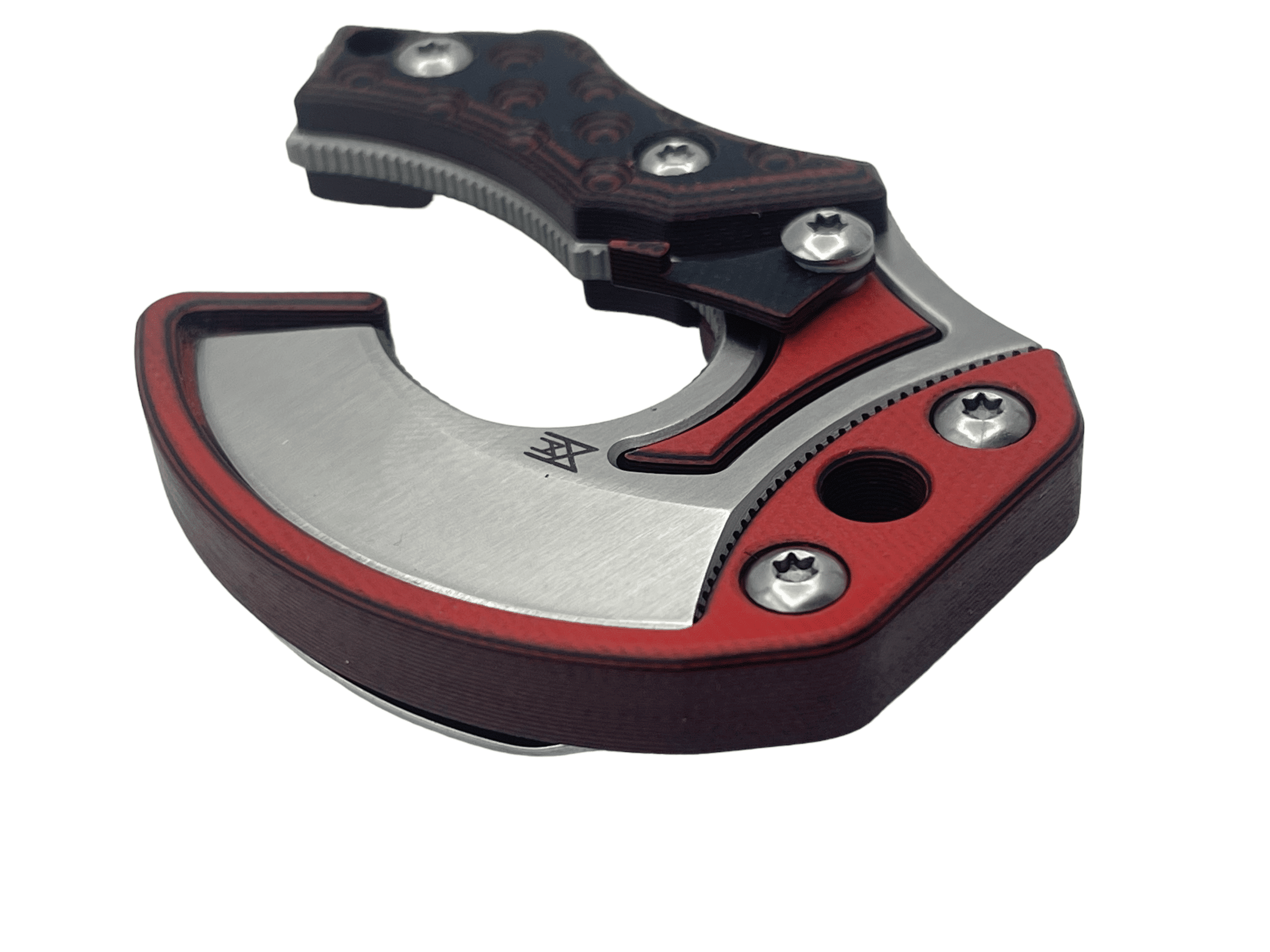 Midgards-Messer EDC NORI NANO V2 G10 red Mini Axe Böhler N690 - Image 14