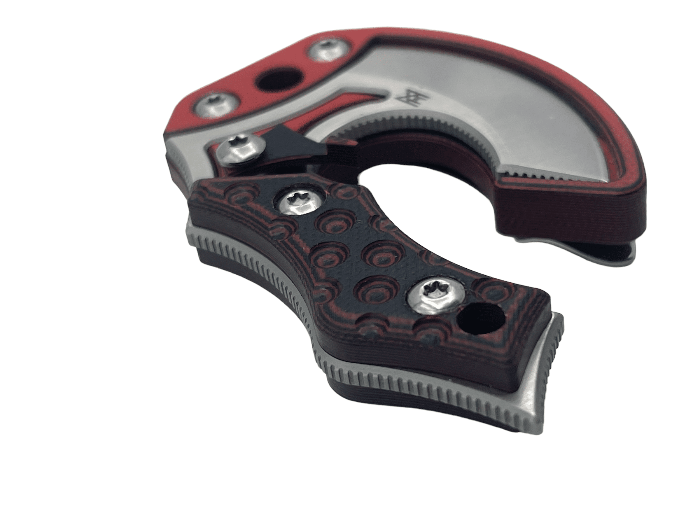 Midgards-Messer EDC NORI NANO V2 G10 red Mini Axe Böhler N690 - Image 15