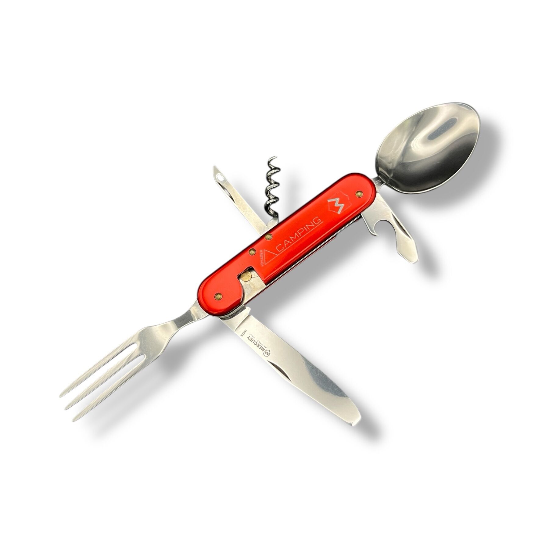 Mercury ROVER Voyager Rosso camping cutlery